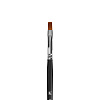 Кисть синтетика №6 плоская Альбатрос "Профи" длинная ручка