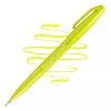 Фломастер-кисть Pentel "Brush Sign Pen" кисть 2,0 мм, лайм 1