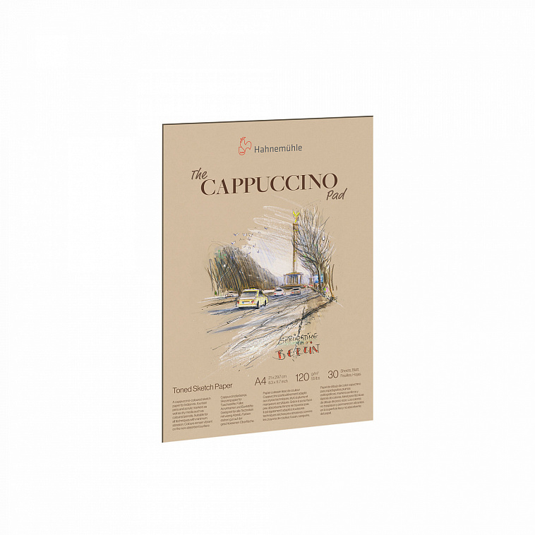 Альбом-склейка для набросков Hahnemühle "The Cappuccino Pad" A4 30 л 120 г, светло-коричневый 606x758