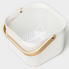 Корзинка для хранения KK/home" 23,5х24х18 см, цвет белый 3