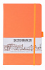 Блокнот для зарисовок Sketchmarker 13*21 cм 80 л 140 г, обложка Неоновый коралл