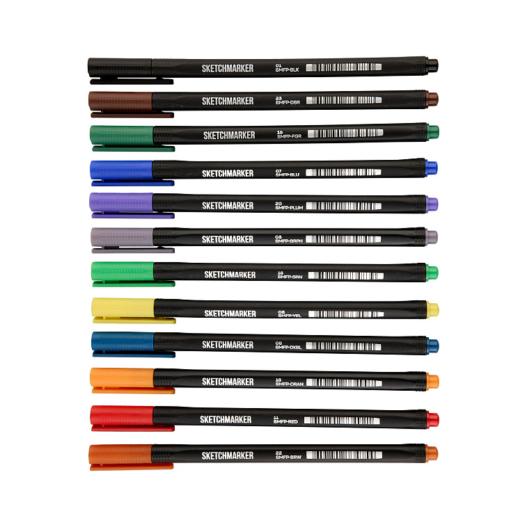 Ручка капиллярная SKETCHMARKER "Artist fine pen" все цвета 606x758