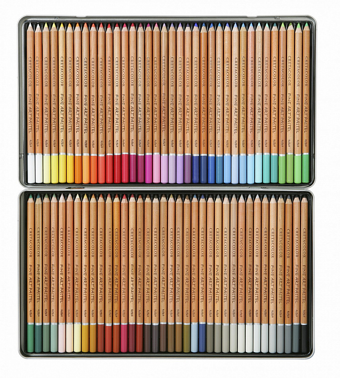 Набор карандашей пастельных Cretacolor "Fine Art Pastel" 72 шт в металлической коробке 