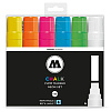 Набор маркеров Molotow "CHALK Marker Basic-Set 2" 15 мм 6 шт 1