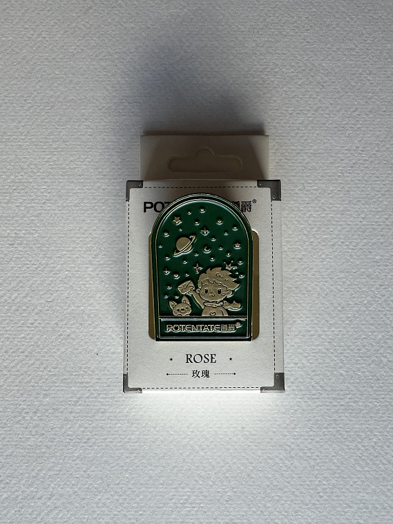 Зажим для бумаги Potentate "Rose" 3х4,5 см 606x758