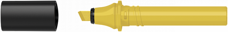 Картридж сменный Molotow "Sketcher" K430 cо скошенным пером mustard 606x758