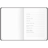 Ежедневник недатированный, кожзам OfficeSpace "Elastic band" A5 136 л, бежевый 9