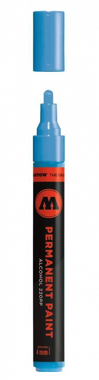 Маркер спиртовой Molotow "220PP" 4 мм Голубой 606x758