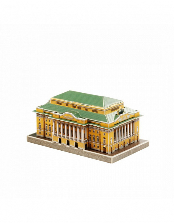 Сборная модель из картона Санкт-Петербург в миниатюре "Александринский театр"