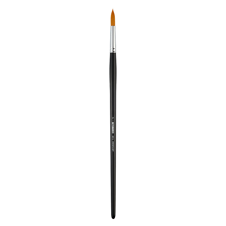 Кисть синтетика мягкая №7 круглая Sketchmarker "341" ручка длинная 606x758