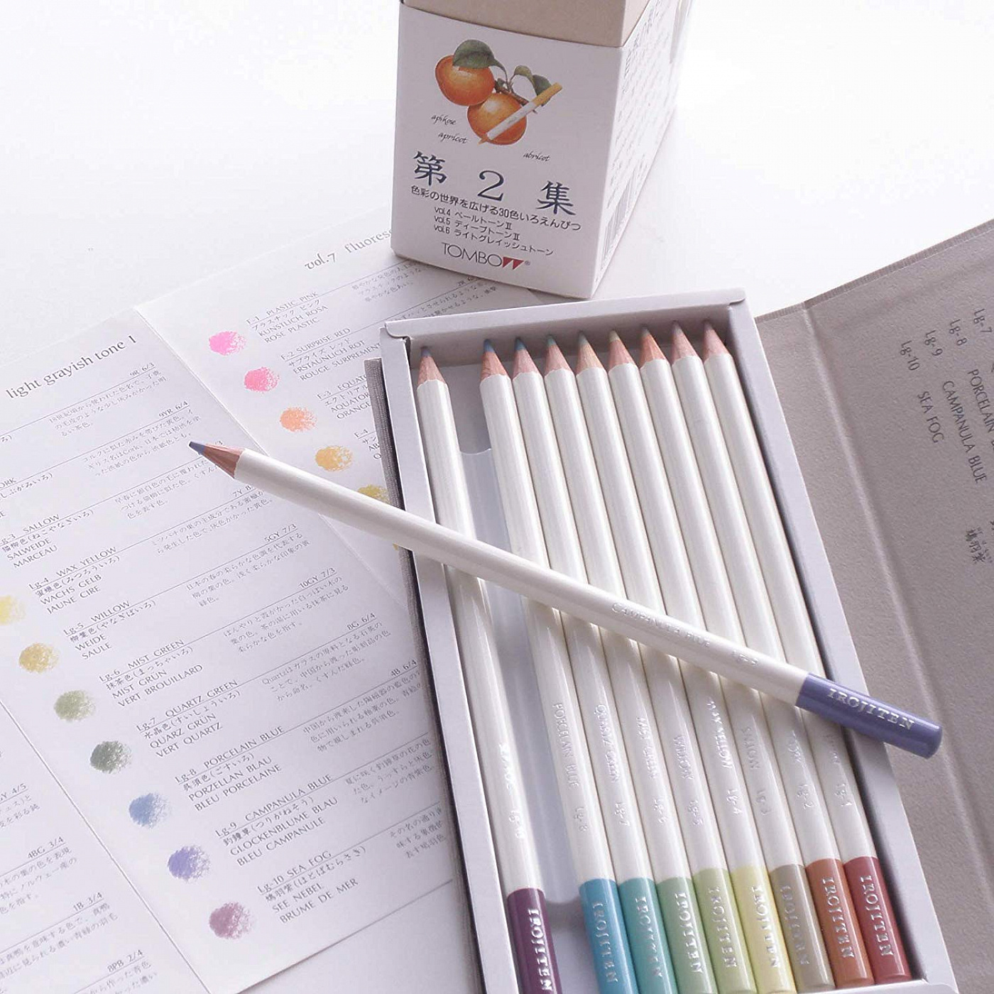 Набор карандашей цветных Tombow Irojiten Pencils abricot #2 30 шт CI ...