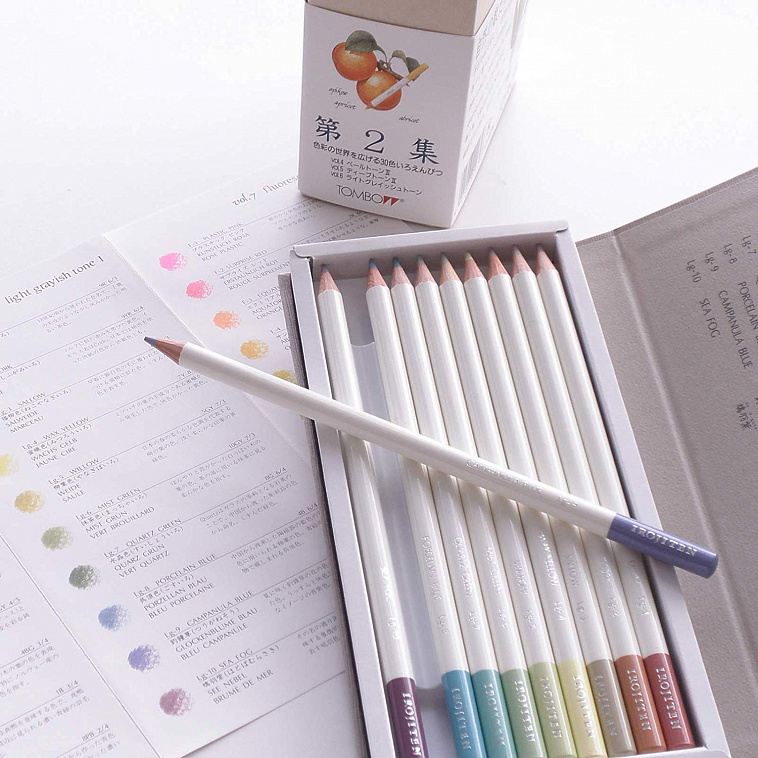 Набор карандашей цветных Tombow Irojiten Pencils abricot #2 30 шт