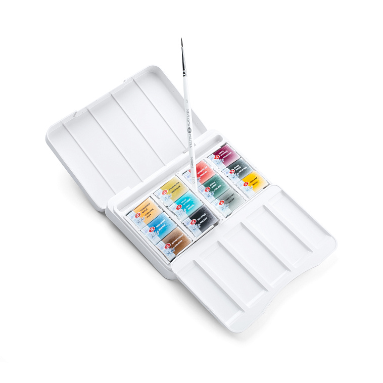 Набор акварели Белые Ночи "Русские сказки", 12 шт х 2,5 мл, пластик 606x758