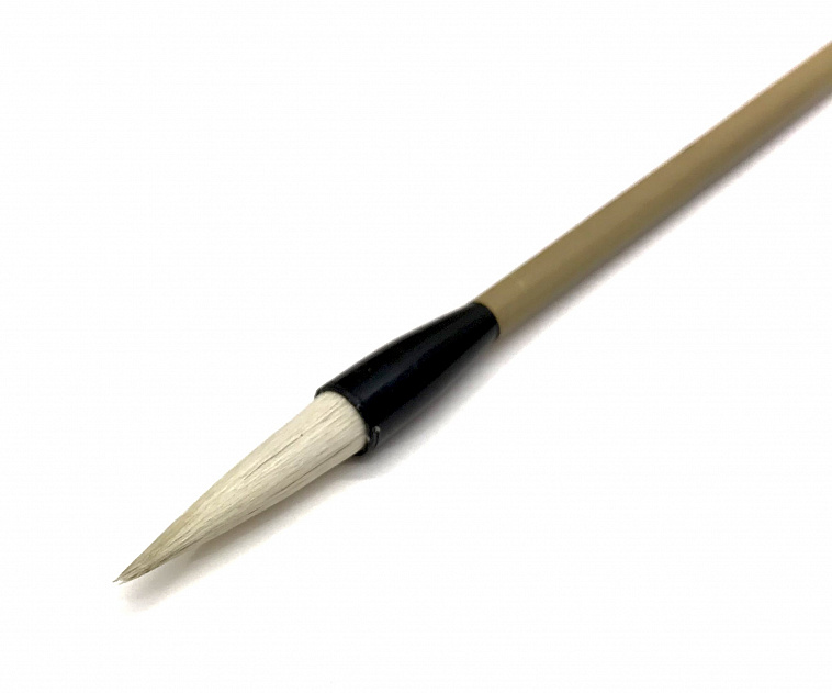 Кисть для каллиграфии HB-218-5, волос смешанный, ручка деревянная