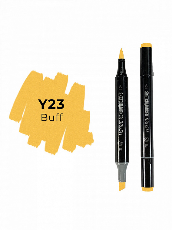 Маркер двухсторонний на спиртовой основе Sketchmarker Brush Цвет Кожа буйвола 606x758