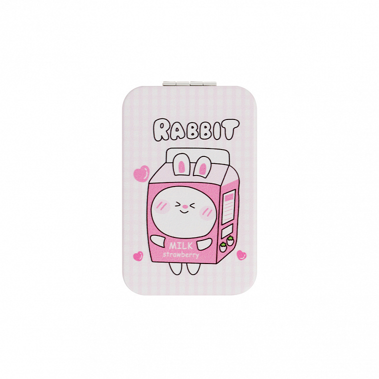 Зеркальце карманное складное MESHU "Milk rabbit" 606x758