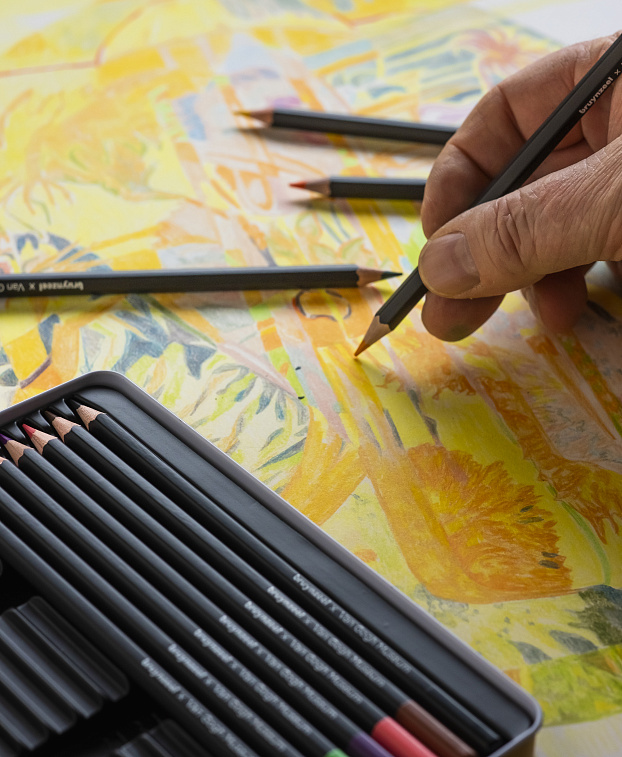 Набор цветных карандашей Bruynzeel "Van Gogh Museum" 12 шт