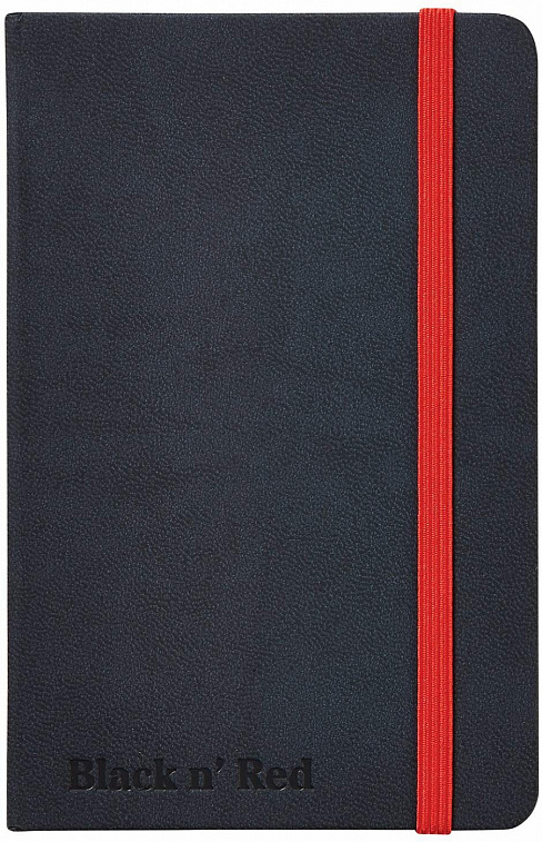 Блокнот в линейку OXFORD Black ’n’ Red A5 72 л твердая обложка