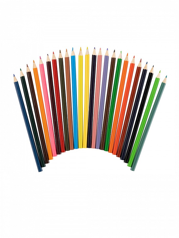 Карандаши цветные Globus, 24 цв. 606x758