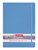 Блокнот для зарисовок Art Creation 21х30 см 80 л 140 г, твердая обложка, синий 