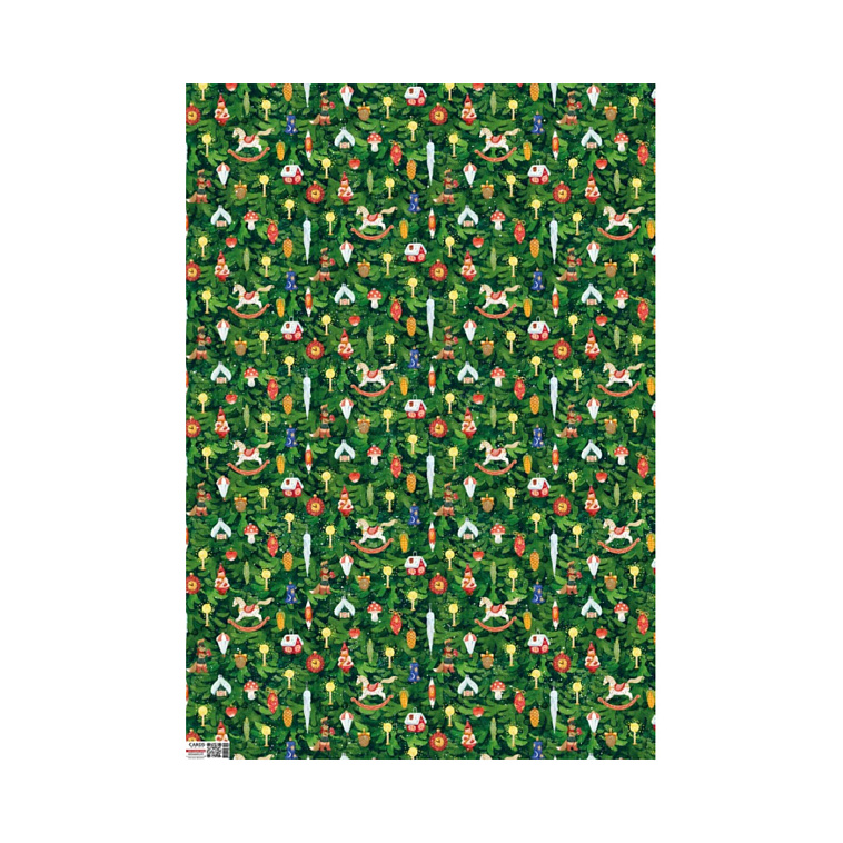 Бумага "НГ. Зеленая елка" 606x758