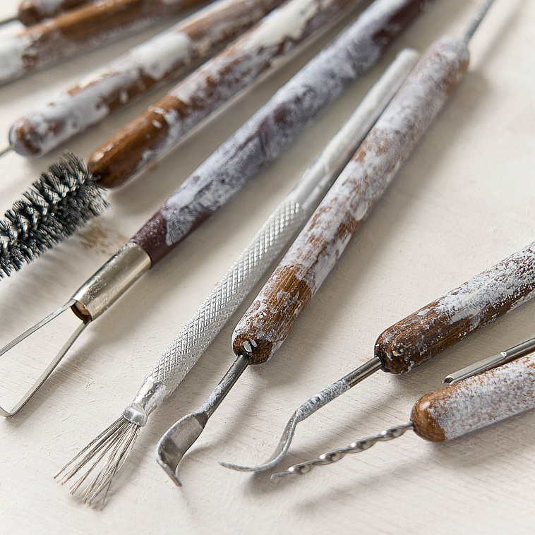 Набор стеков для лепки Малевичъ, 11 предметов 606x758