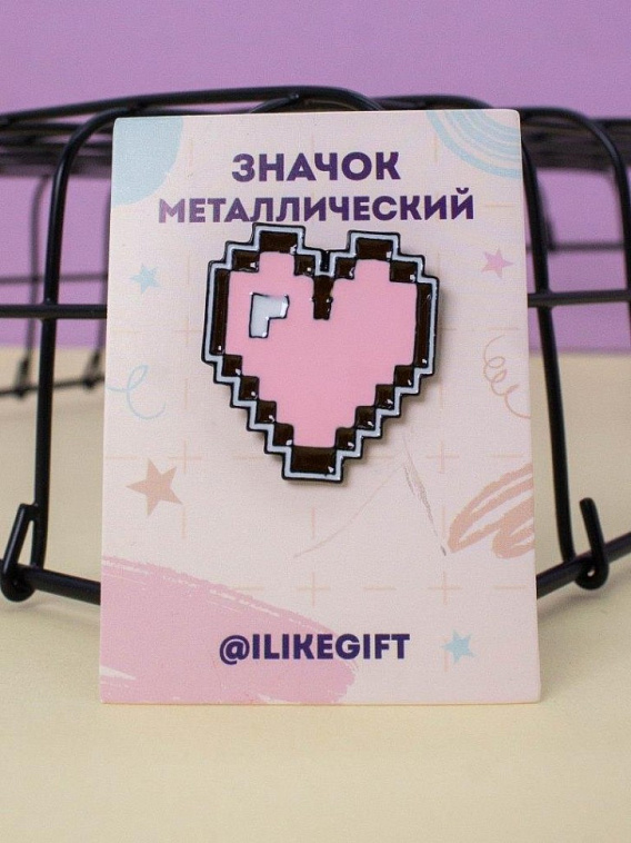 Значок "Pink Heart"