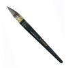 Кисть синтетика №8 круглая Leonard Aquarellys "872RO" короткая черная ручка с насечками 