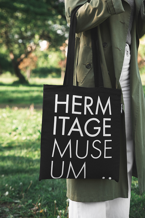 Эко-сумка "HERMITAGE" черная
