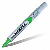 Маркер для досок с жидкими чернилами и кнопкой подкачки чернил Pentel "Maxiflo" 4 мм, зеленый