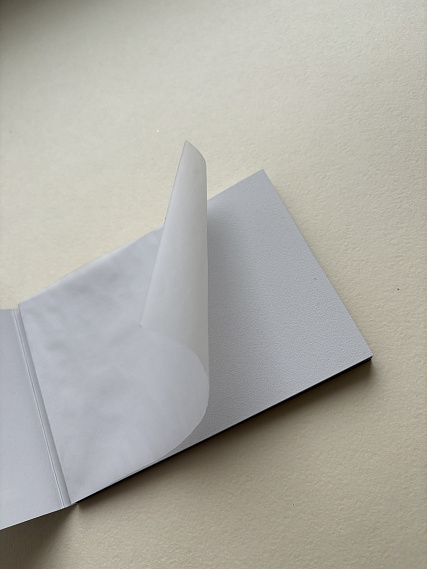 Альбом для пастели nuance. 10x14 см, абразивная бумага, 4 л., белый и черный, HARD 606x758