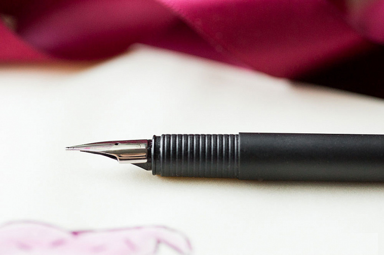 Ручка перьевая LAMY 056 cp1, EF чёрный, синие чернила