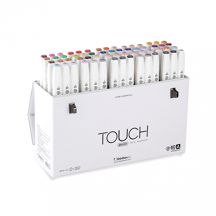 Набор маркеров Touch Twin BRUSH 60 цв A