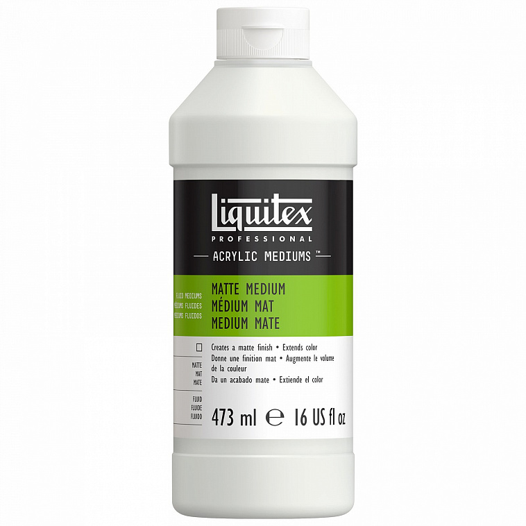 Медиум для акрила Liquitex F матовый 473мл 606x758