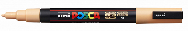Маркер UNI "POSCA" PC-3M, 0,9-1,3 мм, наконечник пулевидный, №54 цвет лососевый 606x758