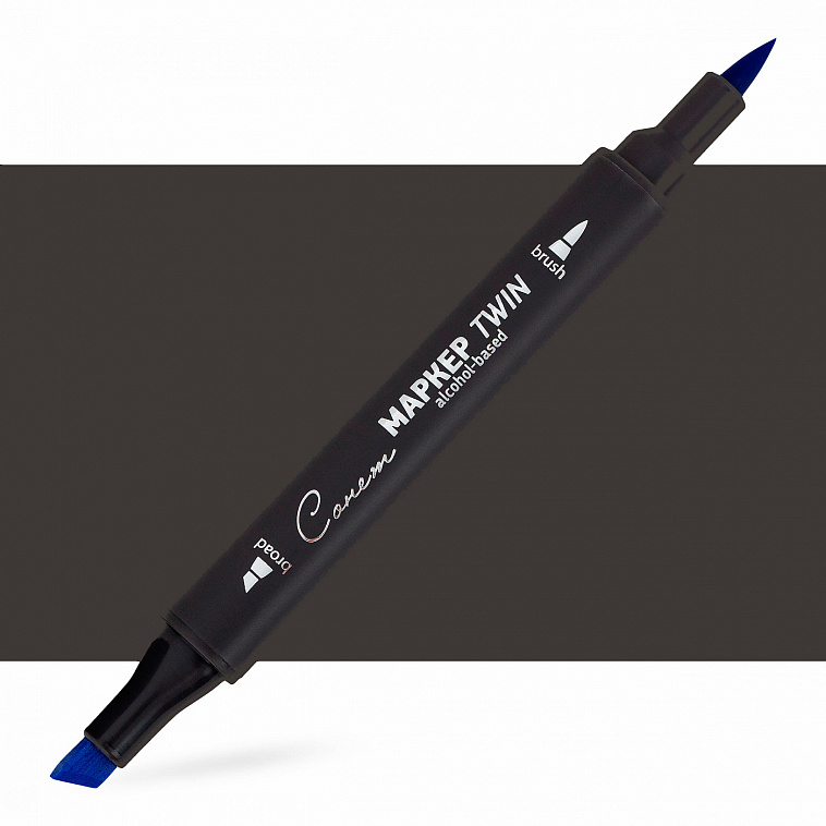 Маркер спиртовой Сонет "TWIN Brush" Холодный серый II 8 606x758
