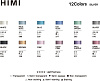 Набор акварели HIMI "Металлик", 12 цветов, оттенки SILVER 5