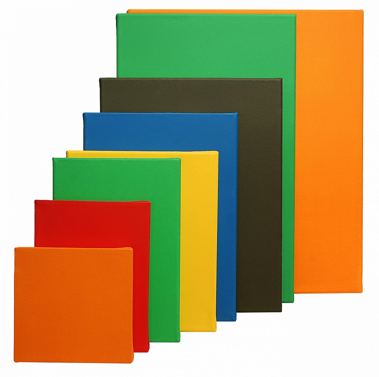 Холст на подрамнике Альбатрос 20х30 см, грунт зеленый, хлопок 100% 606x758