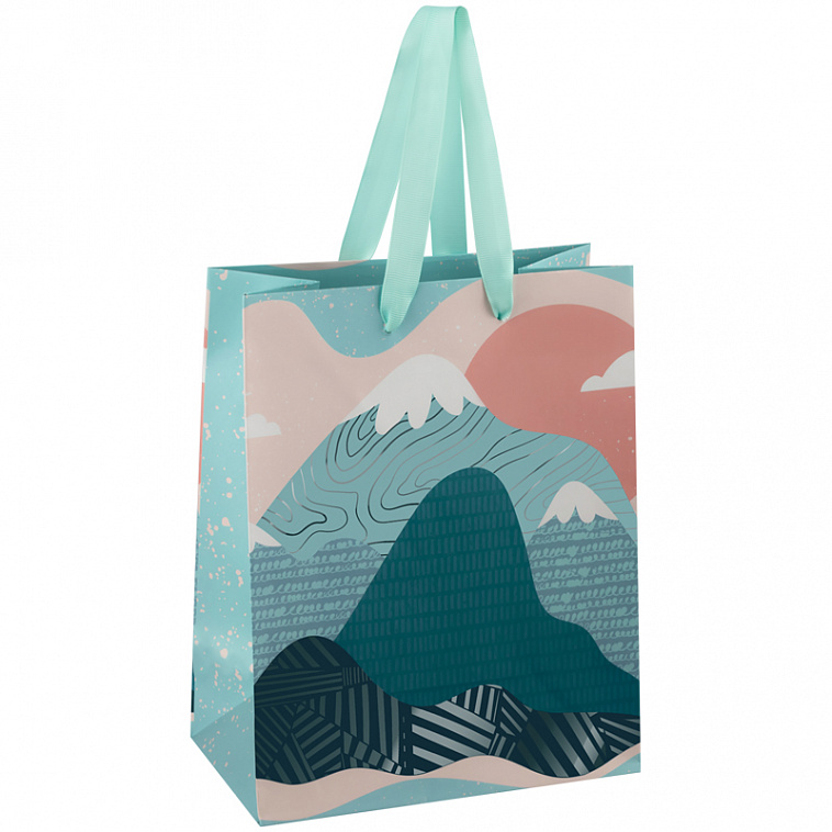 Пакет подарочный MESHU "Mountains" 18*23*10 см 606x758