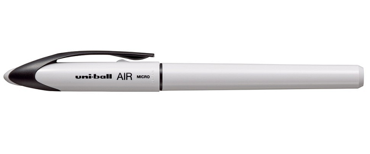 Роллер Uni-Ball AIR UBA-188C-M, 0,5 мм, цвет корпуса молочный, цвет чернил черный 606x758