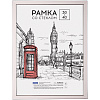 Рамка пластиковая OfficeSpace "Color" 30*40 см, розовый 1