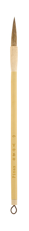 Кисть для каллиграфии из волка и пони № 9 круглая Pinax 606x758