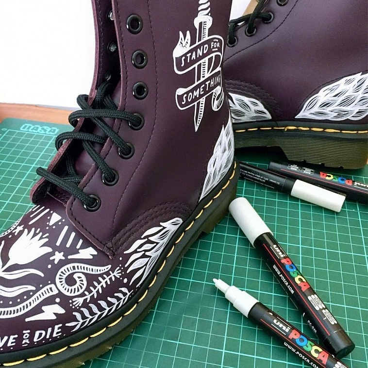 Набор маркеров POSCA PC-3M, 3 шт, белый/абрикосовый/кораллово-розовый, в блистере 606x758