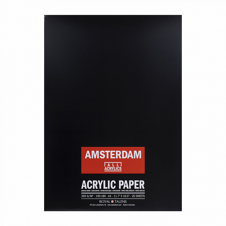 Бумага для акрила Talens "Amsterdam" А3 20 л 350 г