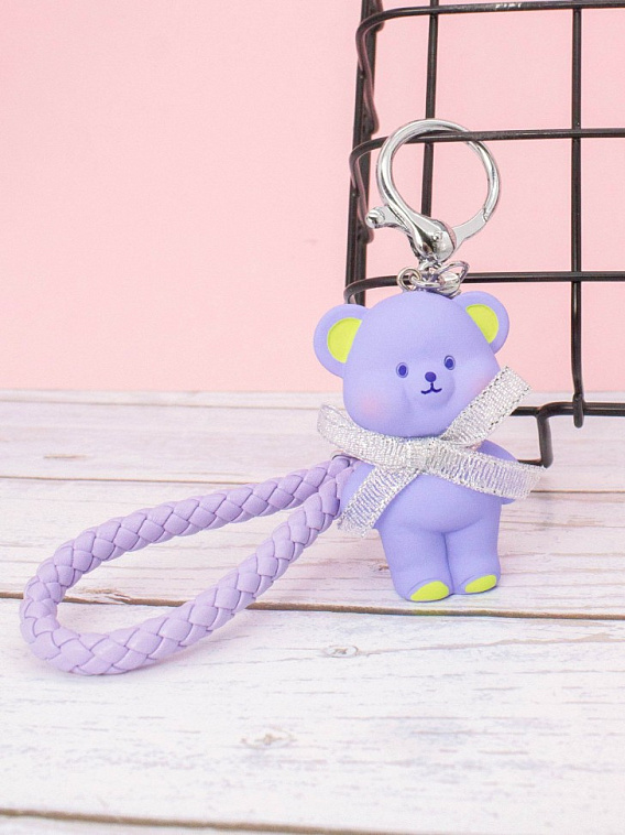 Брелок "Bear bow", purple