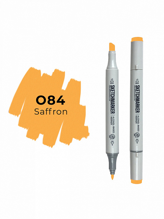 Маркер двухсторонний на спиртовой основе Sketchmarker Цвет Шафран 606x758