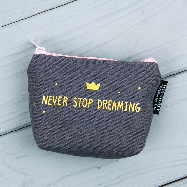 Кошелек для мелочи Never stop dreaming