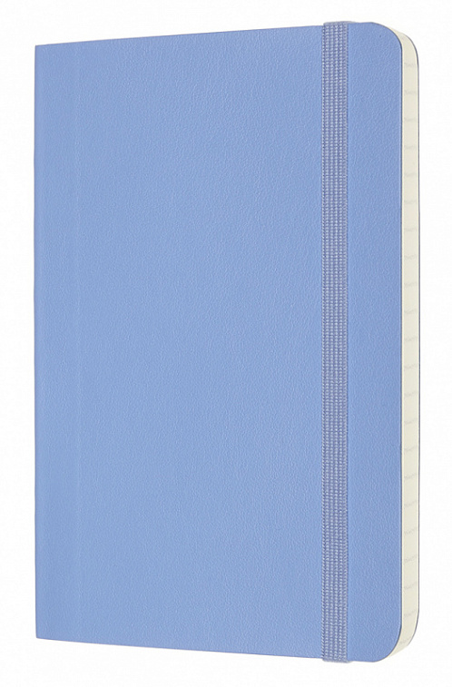Записная книжка в линейку Moleskine "Classic Soft" Pocket, 90x140 мм 192 стр мягкая обложка, голуб
