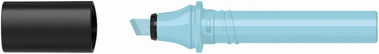 Картридж сменный Molotow "Sketcher" B230 cо скошенным пером crystal blue 606x758