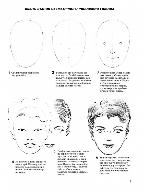 Книга "Как рисовать голову и фигуру человека" 9-е издание. Хамм Дж.	